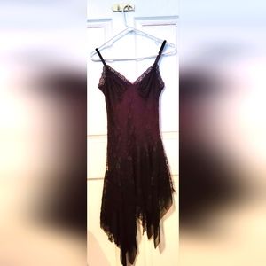 Black lacy dress